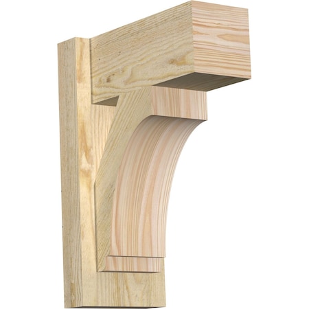 Ekena Millwork Imperial Block Rough Sawn Outlooker, Douglas Fir, 6"W x 12"D x 16"H OUT06X12X16IMP05RDF